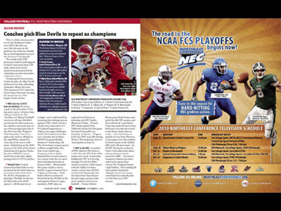 Sporting News Today Previews the 2010 Northeast Conference Football Season