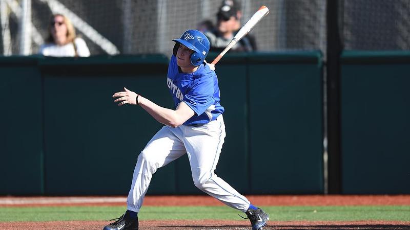 Baseball Scores Two in the 9th to Beat Bryant, 7-6