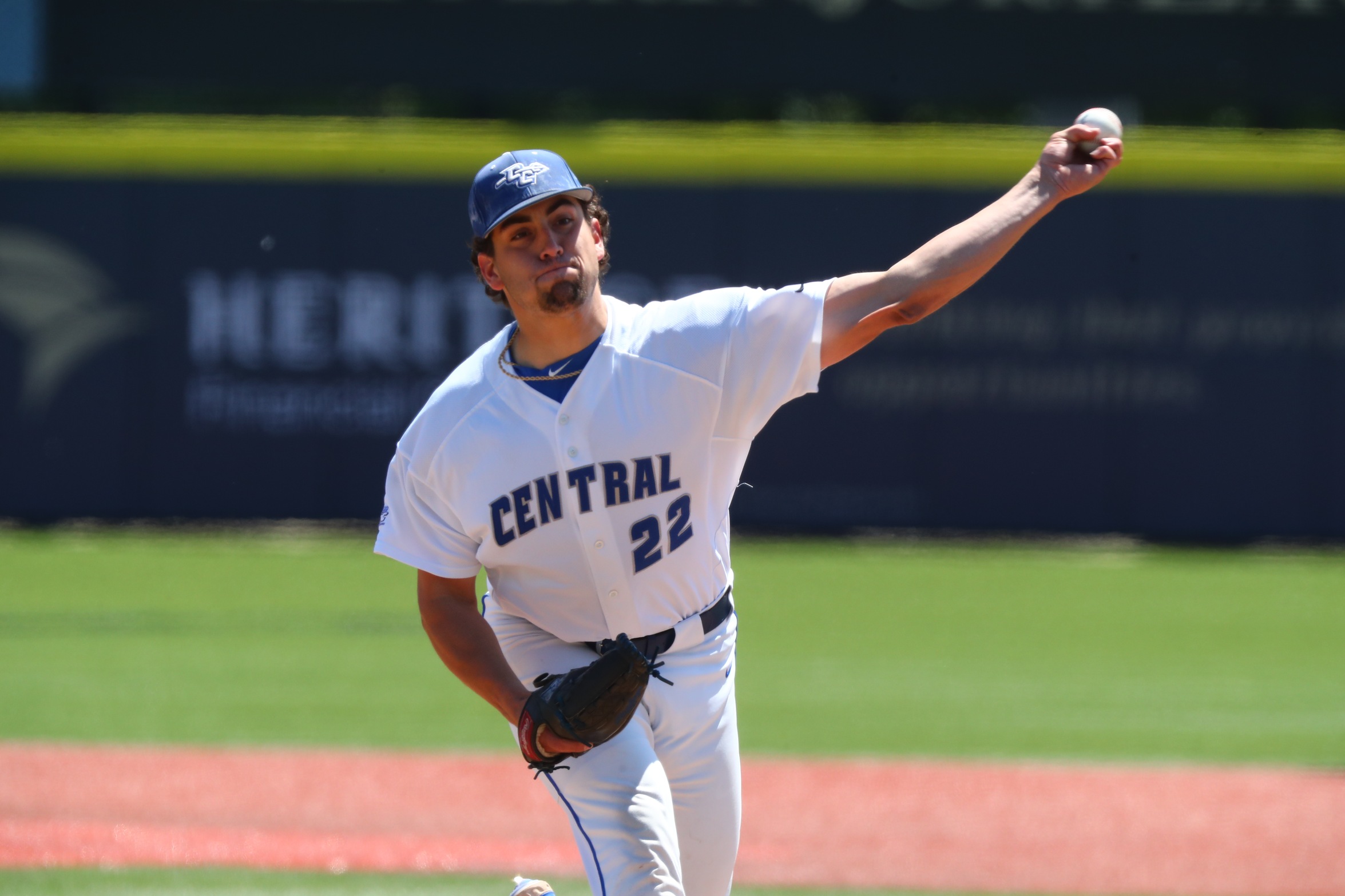 Dominic Niman struck out a career-high 14 batters. (Larry Levanti Photography)