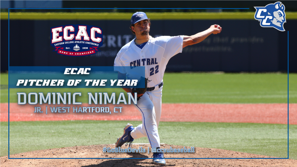 Niman Named ECAC Division I Baseball Pitcher of the Year