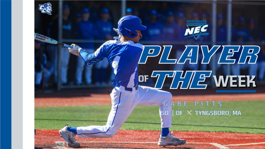 Pitts Named NEC Baseball Player of the Week; Four Named Prime Performers