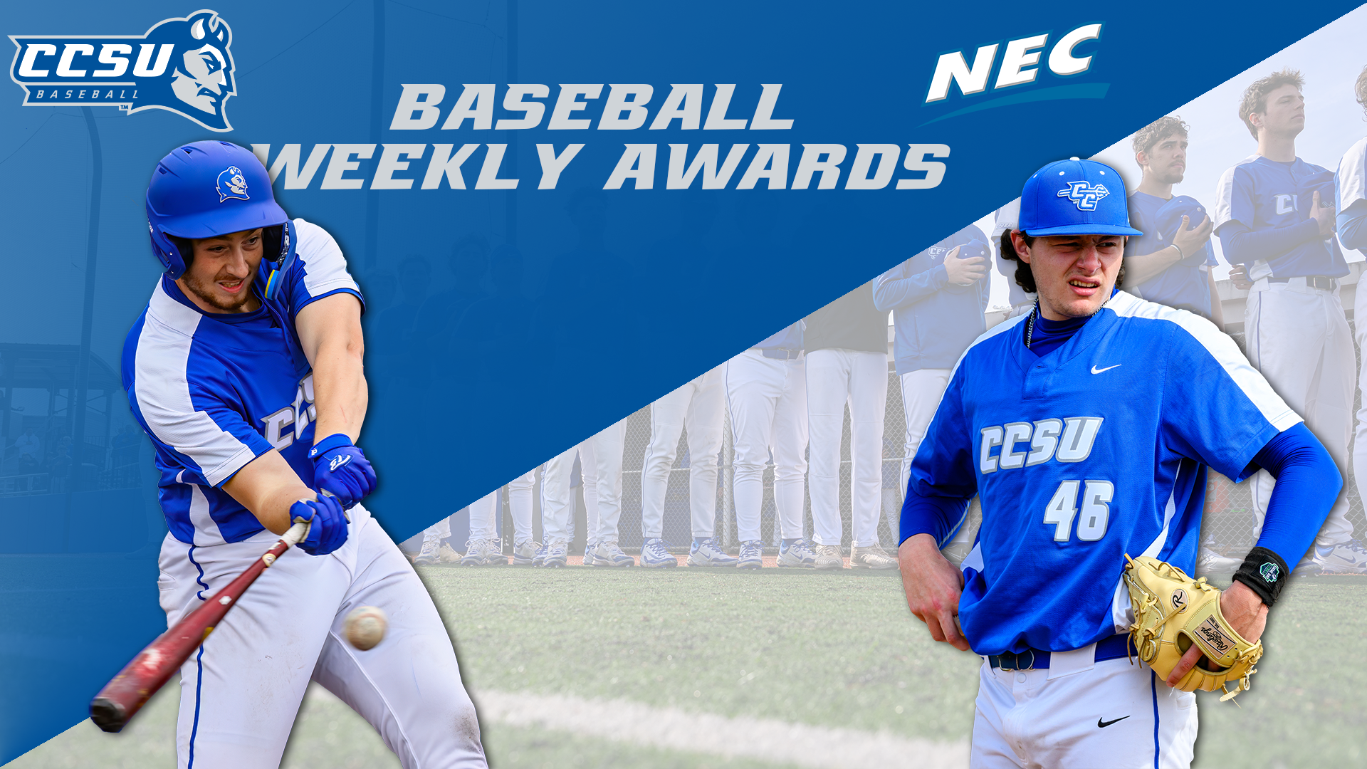 Graziose, Salvati Earn NEC Baseball Weekly Honors