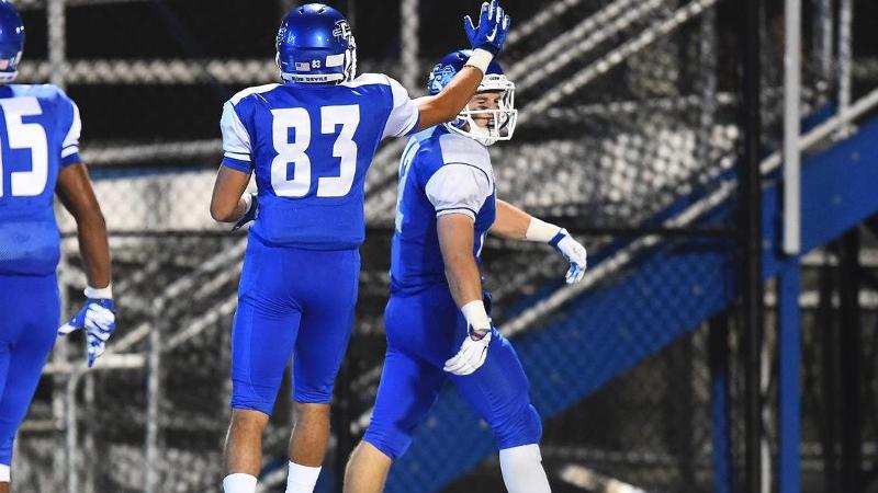 Football Falls on the Road at Stony Brook