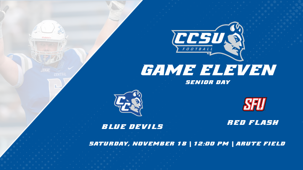 CCSU Football hosts Saint Francis, Saturday, November 18th for Senior Day. (Photo: Steve McLaughlin)