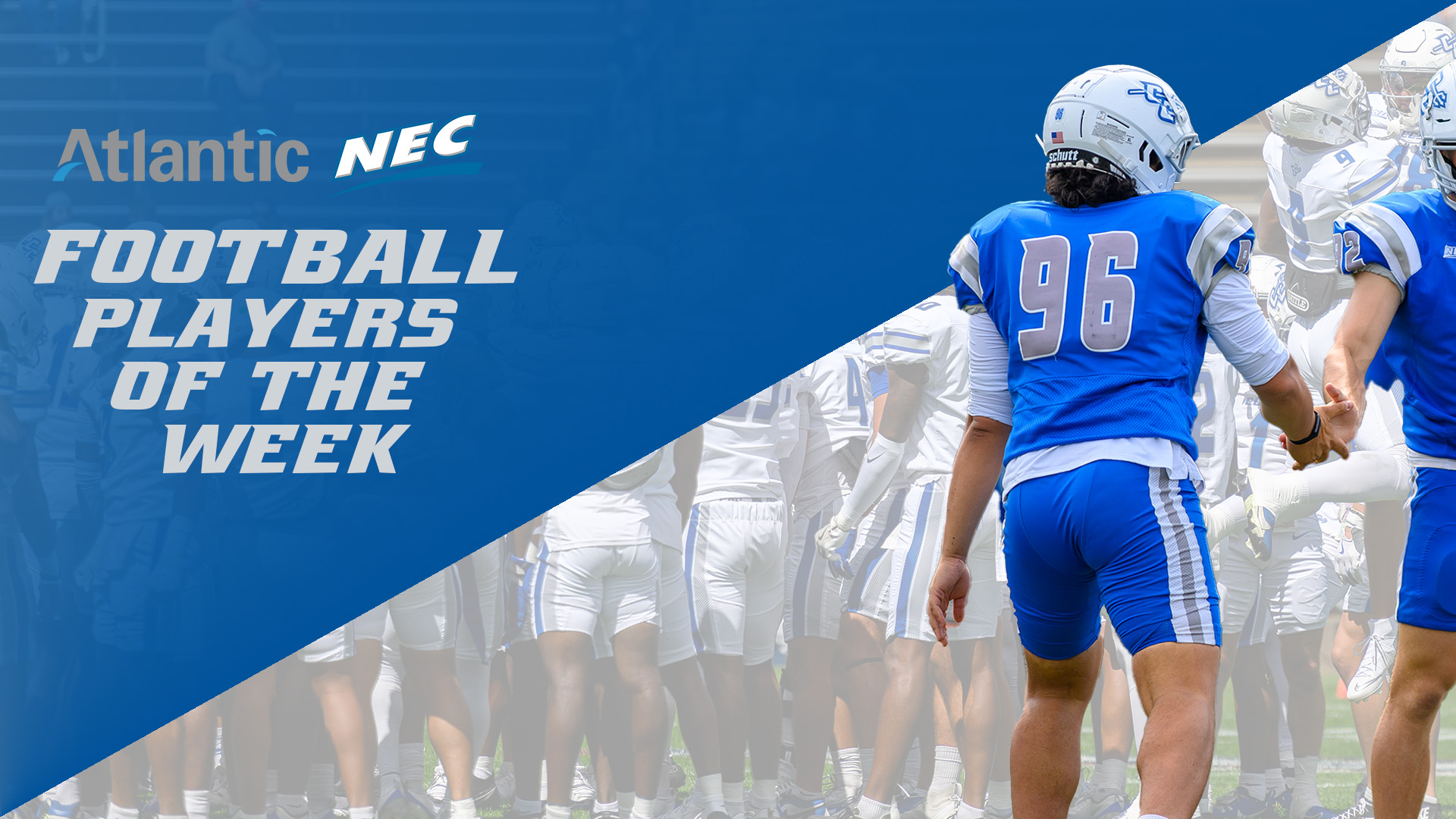 Bonini Named NEC Football Rookie Of The Week