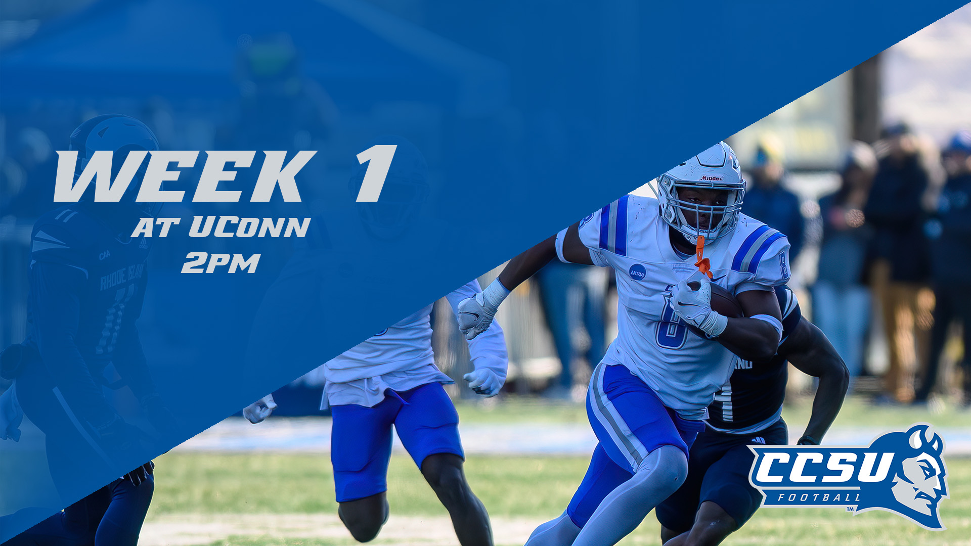 CCSU will face off with UConn on the 2025 season opener. Photo: Steve McLaughlin