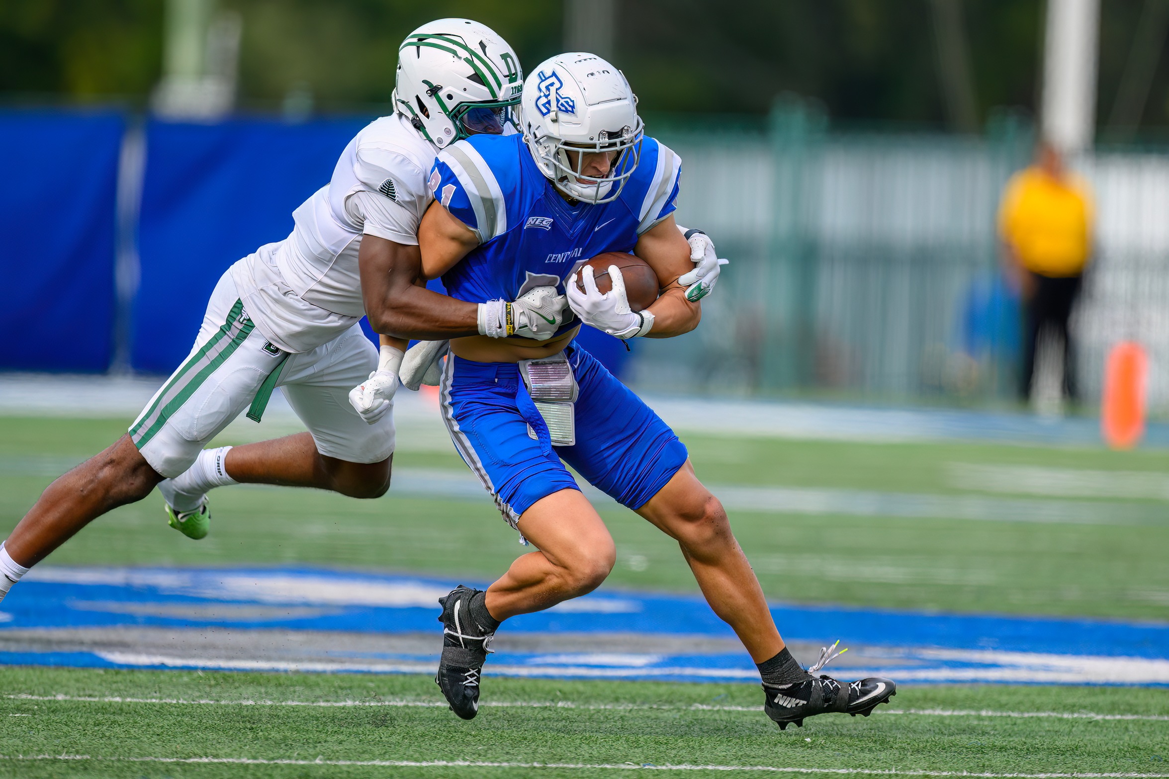 David Pardo had six catches, including a touchdown, in the Homecoming Game versus Dartmouth. (Photo: Steve McLaughlin)