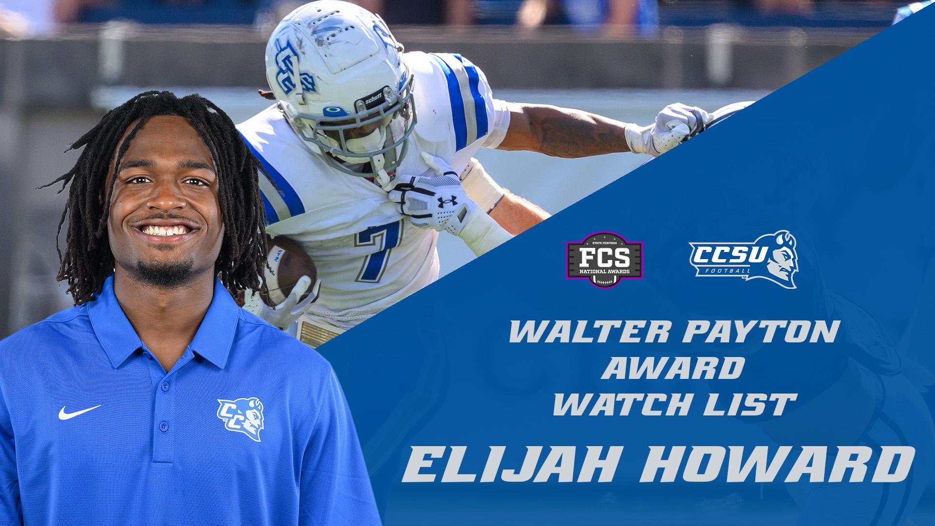 Elijah Howard is one of 30 FCS players on the Payton Award Watch List.