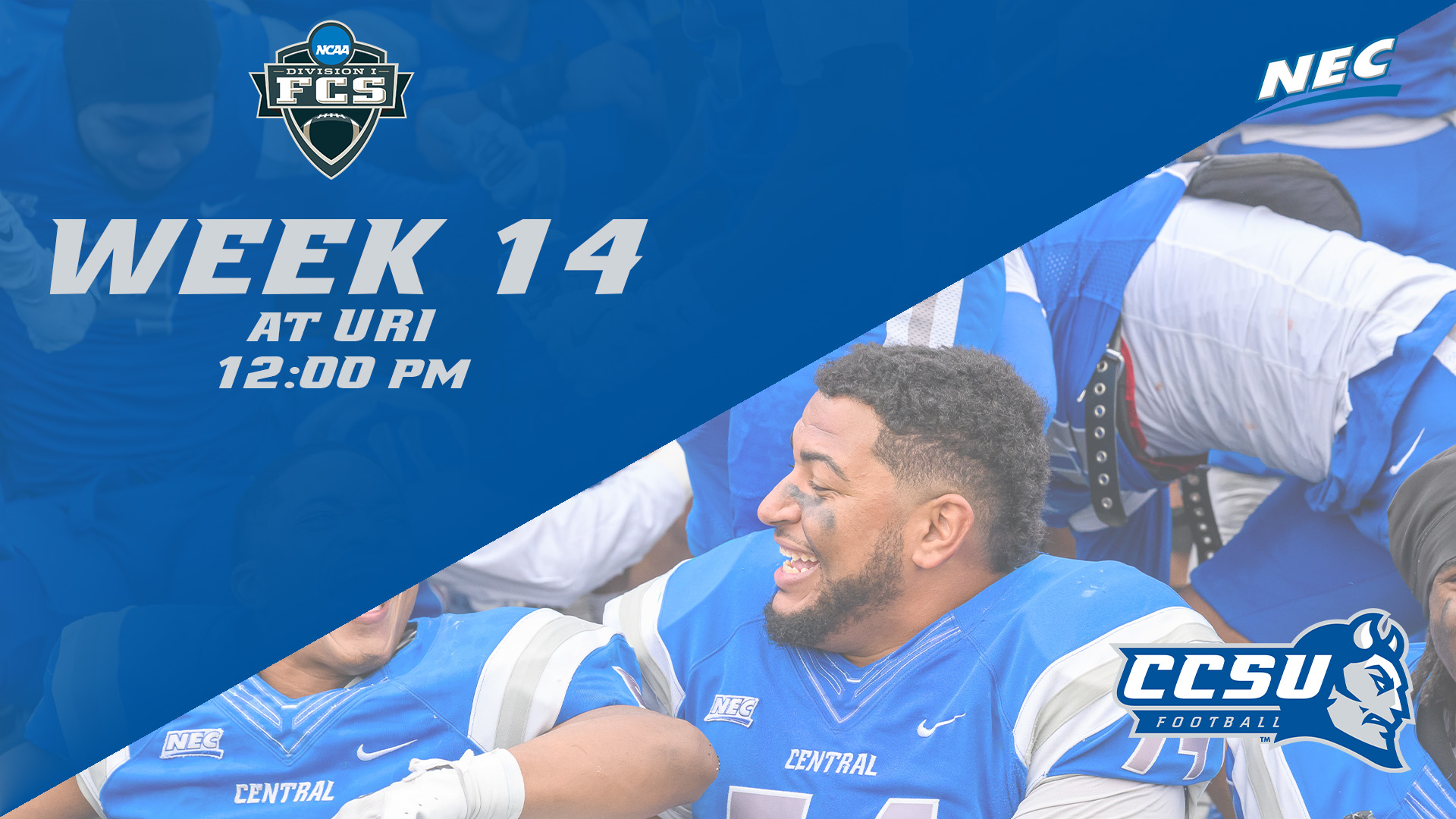 CCSU Football will travel to URI for the FCS Playoff First Round on November 29th. (Photo: Steve McLaughlin)