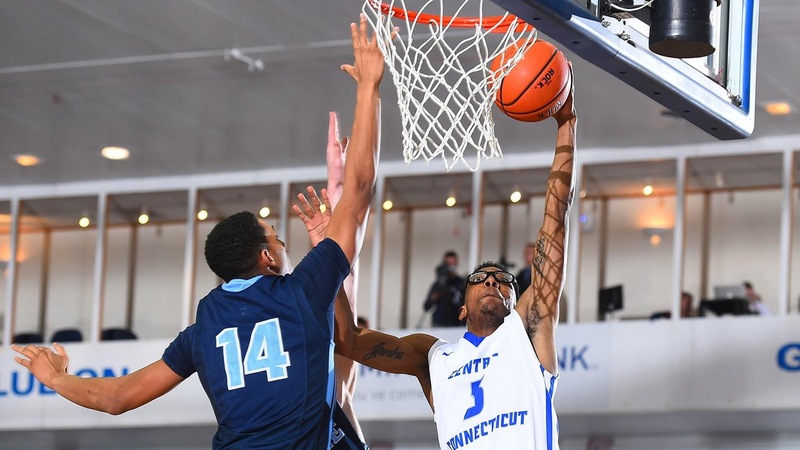 Jones Scores Career-High in Men's Basketball Win at UMass Lowell