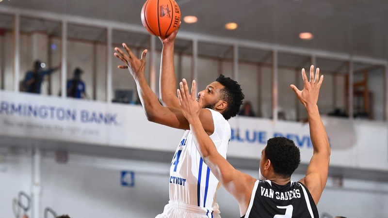 Men's Basketball Stopped at Wagner Thursday Night