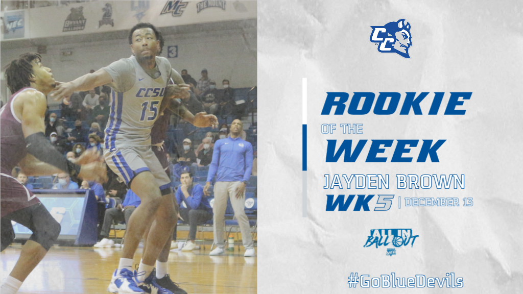 Brown Earns NEC Men's Basketball Rookie of the Week