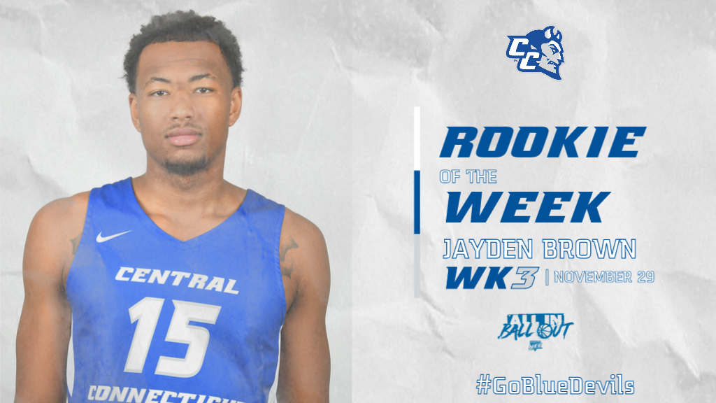Brown Named NEC Men's Basketball Rookie of the Week