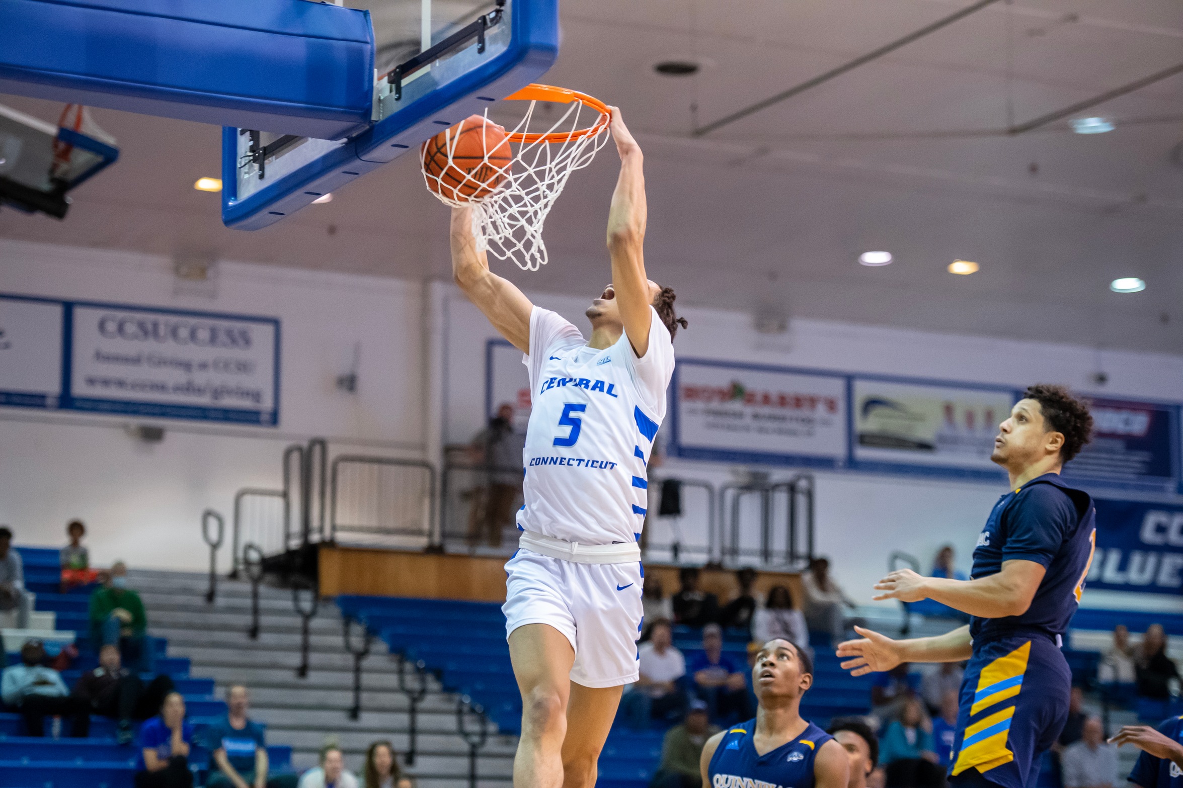 Kellen Amos earned All-NEC Second Team honors. (Steve McLaughlin photography)