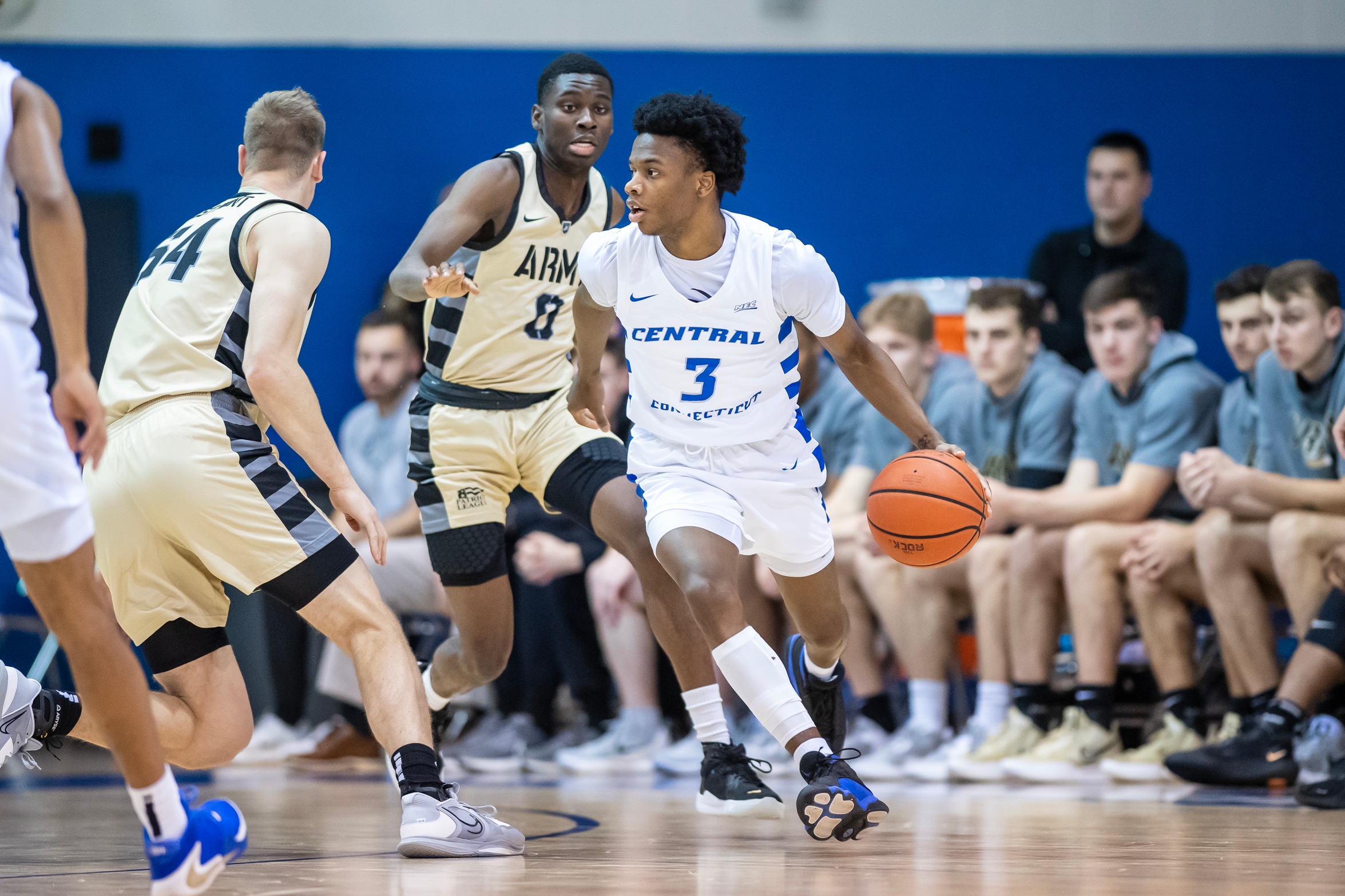Nigel Scantlebury had all of his points in the second half at FDU (Steve McLaughlin Photography)