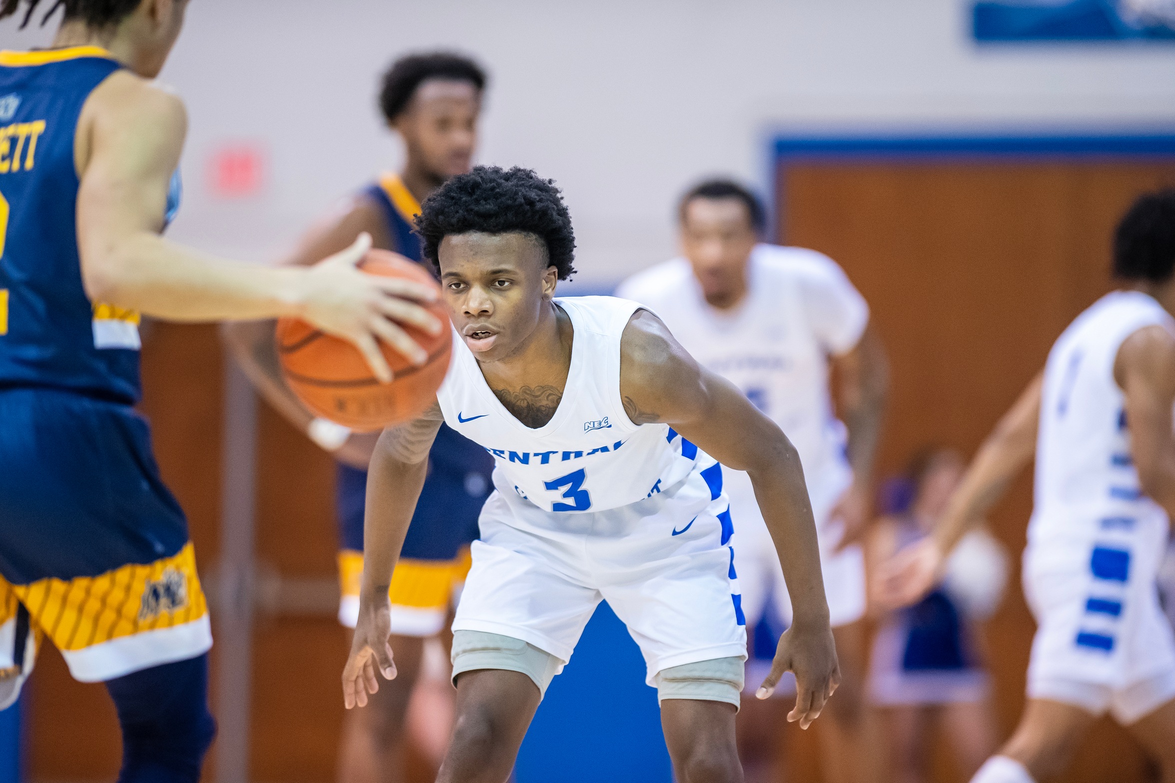 Nigel Scantlebury was one of five Blue Devils in double-figures. (Steve McLaughlin Photography)