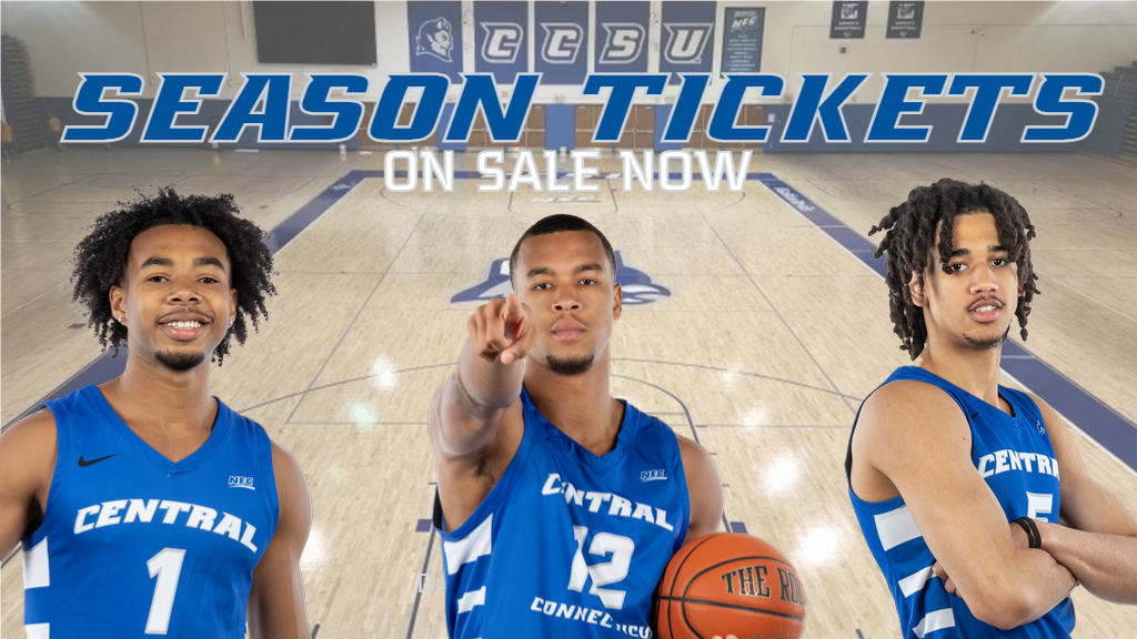 Season tickets for the 2023-24 CCSU men's basketball season are now on sale. (Photos: Steve McLaughlin)
