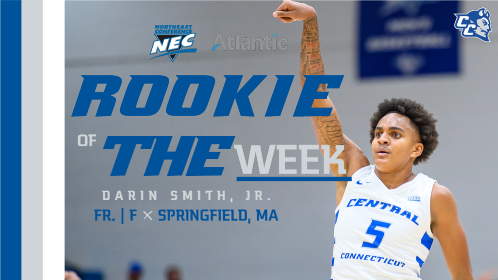 Smith Named NEC/Atlantic Tomorrow's Office Men's Basketball Rookie of the Week