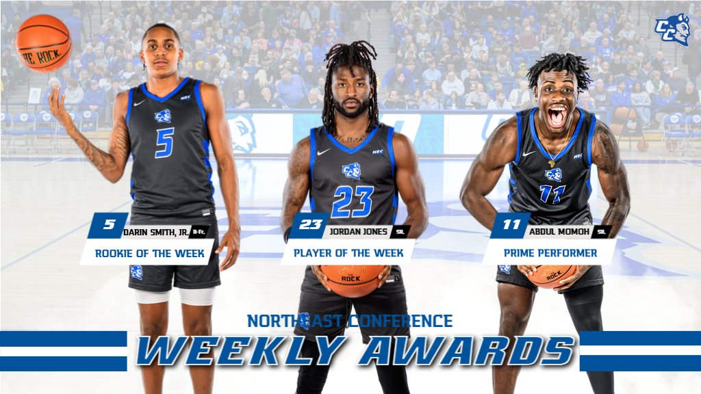 Men's Basketball Trio Recognized by Northeast Conference
