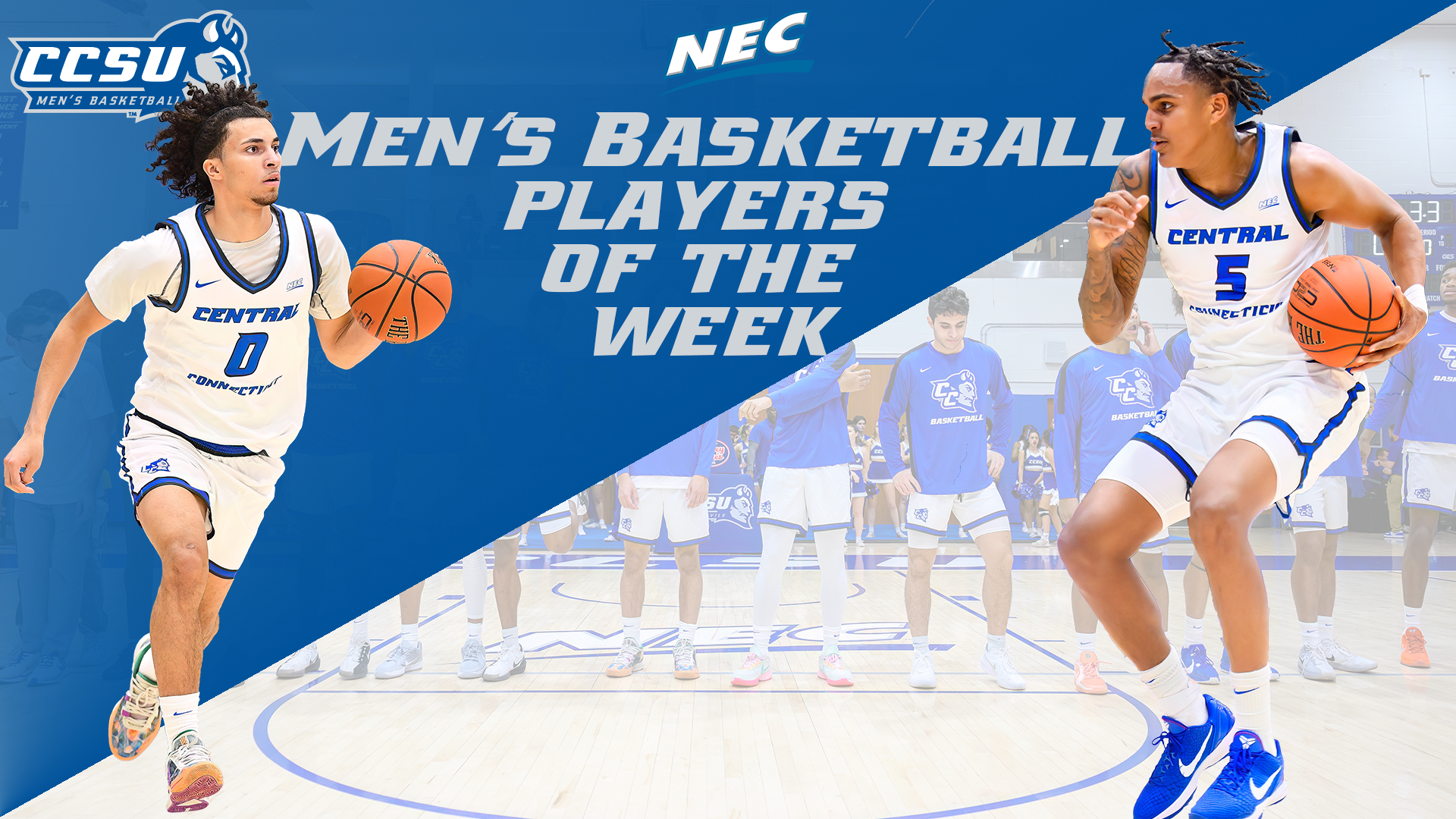 Smith, Jr. and Parker Collect Weekly NEC Men's Basketball Honors