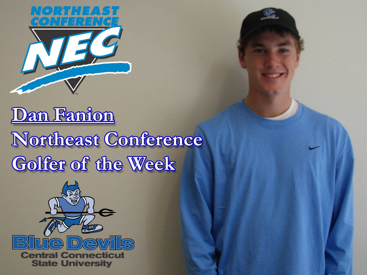 Fanion Garners NEC Golfer of the Week Honors