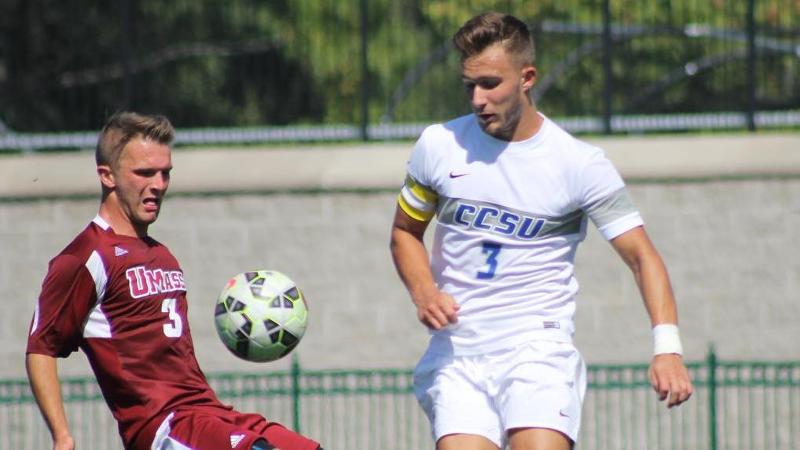 Men's Soccer Overwhelms Massachusetts, 5-1