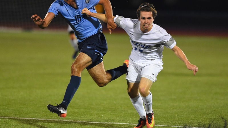 Men's Soccer Ties Saint Joseph's, 1-1, on Saturday.