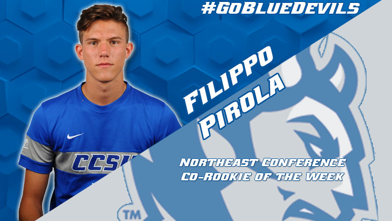Pirola Earns Northeast Conference Weekly Award