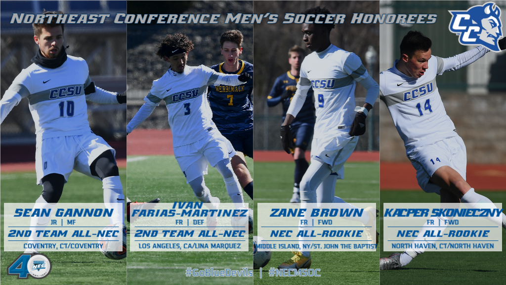 Four Earn NEC Men's Soccer Accolades