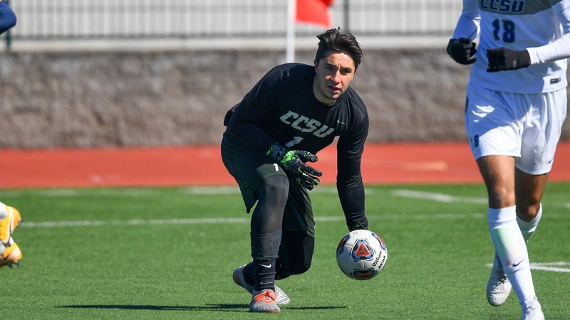 Men's Soccer Soars in 4-0 Win at Bryant on Monday
