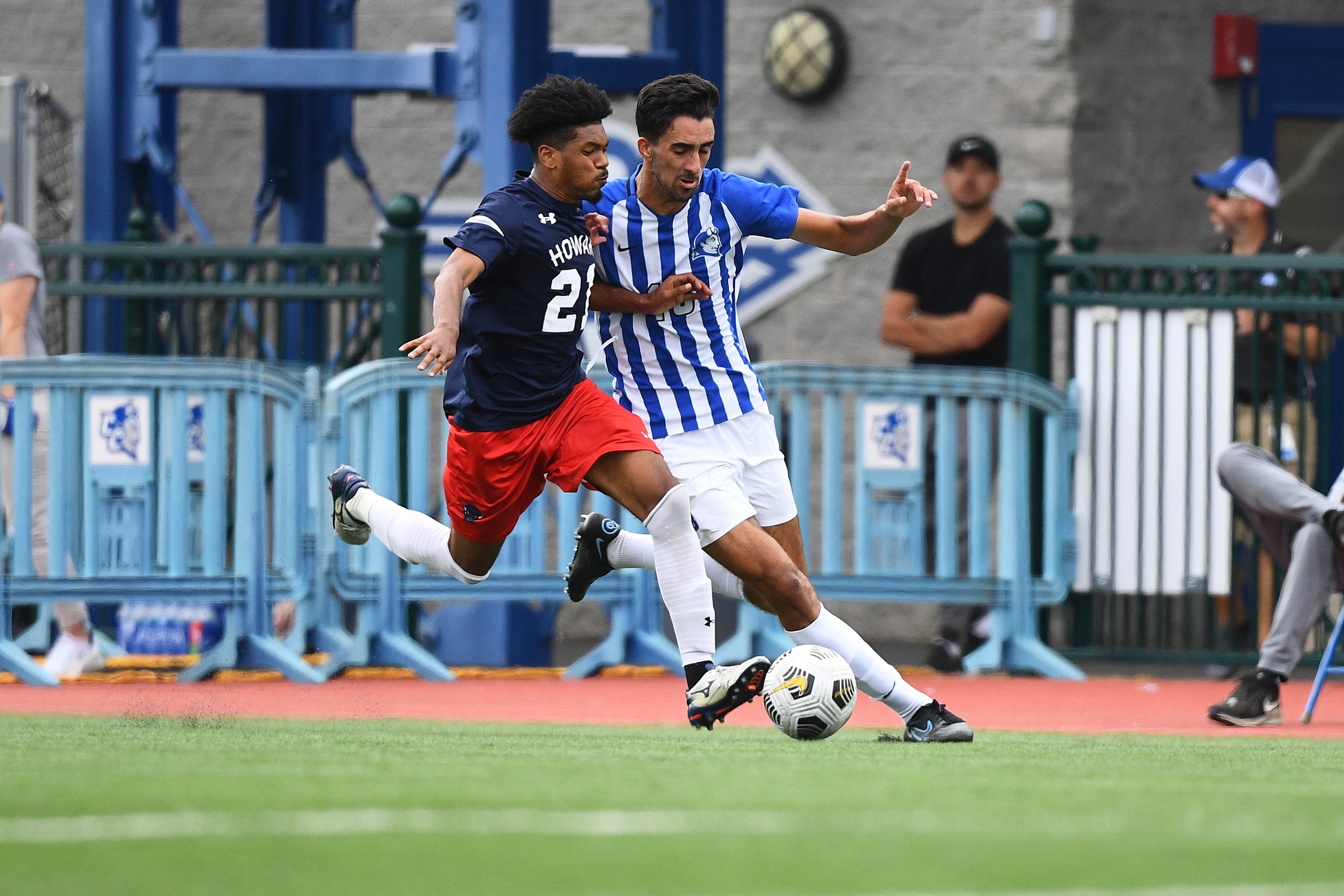 Late Goal Lifts Merrimack by Men's Soccer in Double Overtime