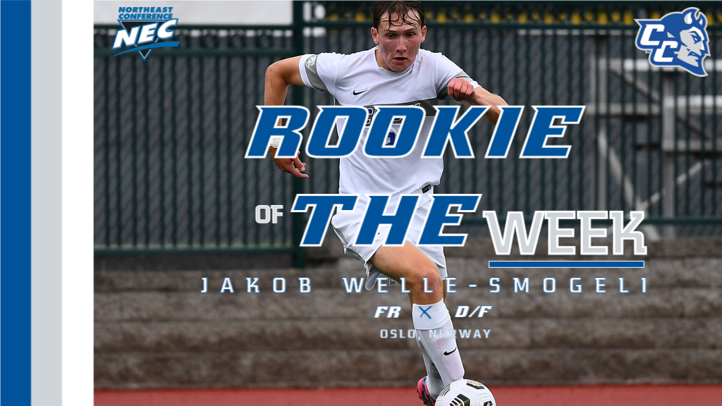 Welle-Smogeli Named NEC Men's Soccer Rookie of the Week