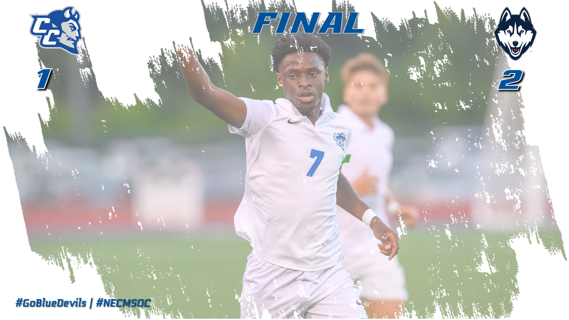Brown Scores First Career Goal, UConn holds off Men's Soccer on Friday