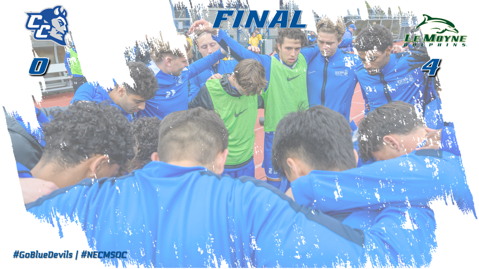 First Half Goals Sink Men's Soccer at Le Moyne