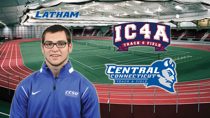 Latham Leads Heptathlon After Day One at IC4A Championships