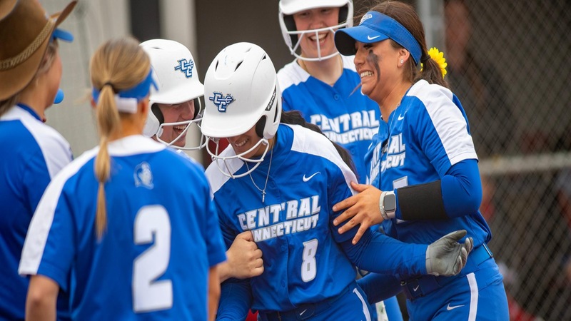 CCSU Softball Rallies to Defeat SHU in Doubleheader