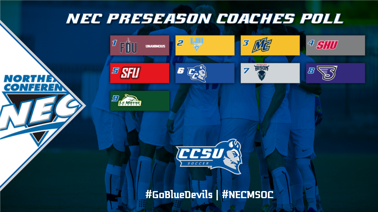 Men's Soccer Picked Sixth in NEC Preseason Poll