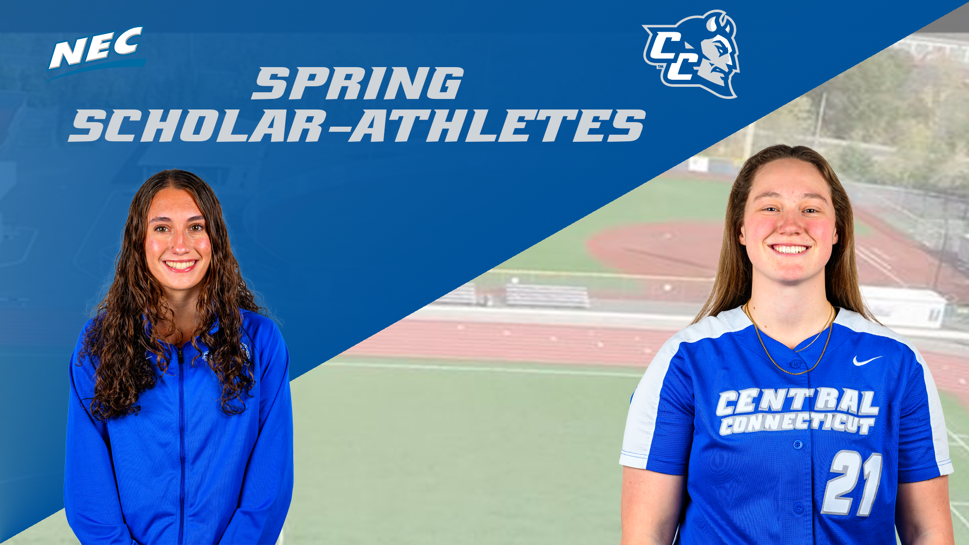 Lawton, Morabito Take Home Spring NEC Scholar Athlete Honors