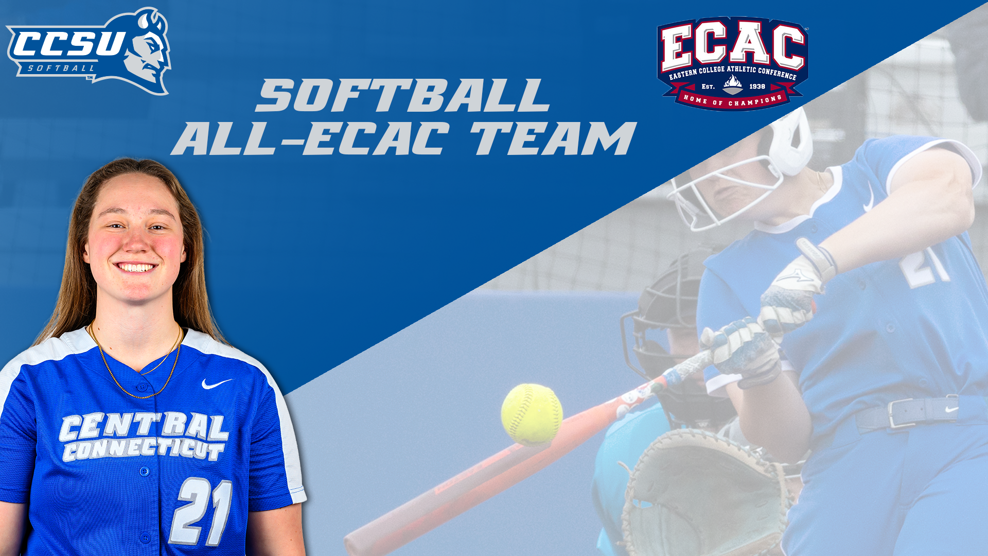 Lawton Earns ECAC Softball Honors