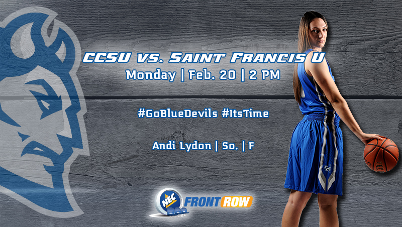 Women's Basketball Hosts Saint Francis U. at 2PM Monday