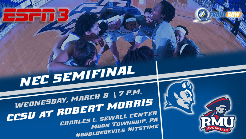 Women's Basketball and Robert Morris Meet Again Wednesday in NEC Semifinal
