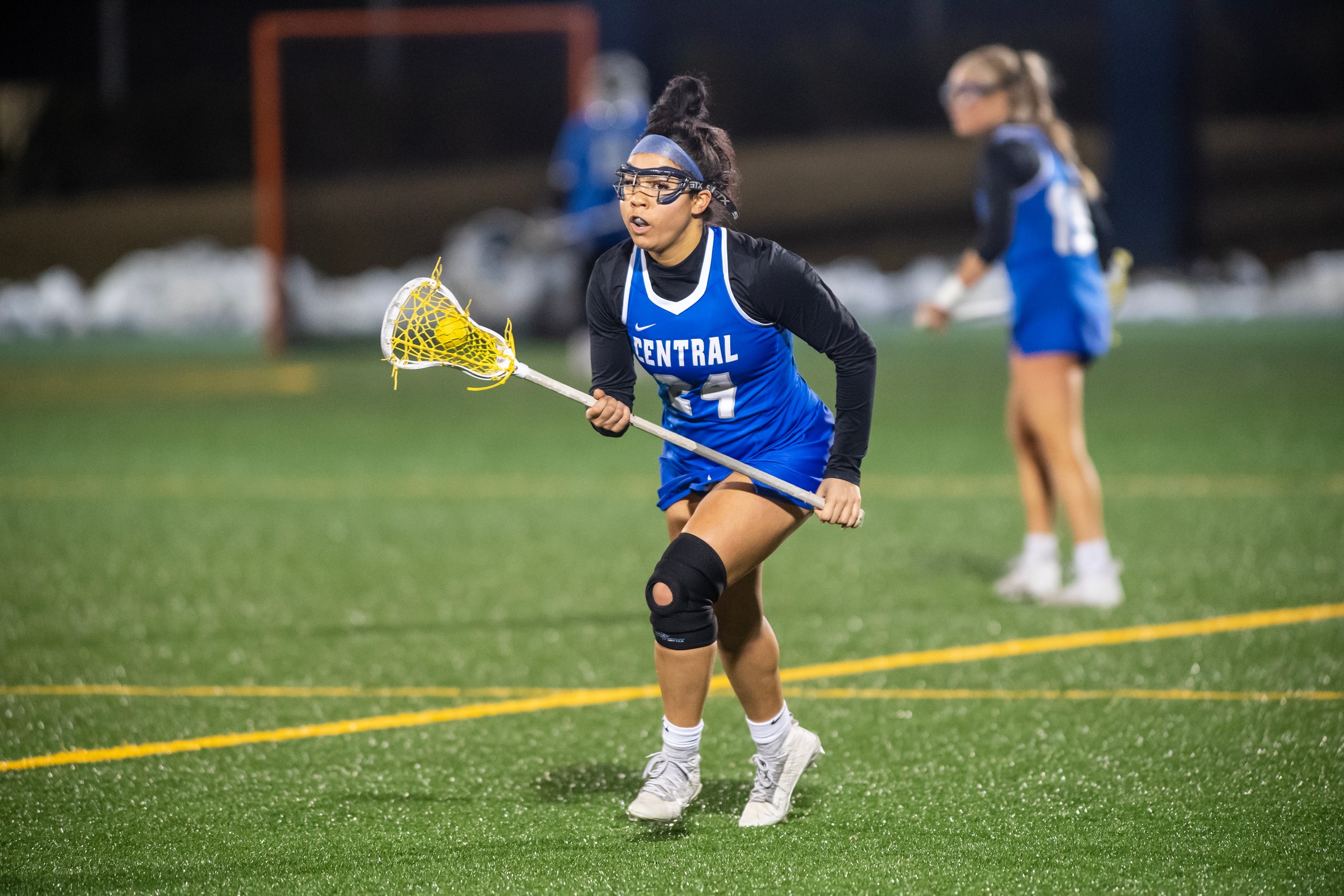 Brieanna Bernier caused three turnovers in the Blue Devils March 22 game versus Quinnipiac. (Photo: Steve McLaughlin)