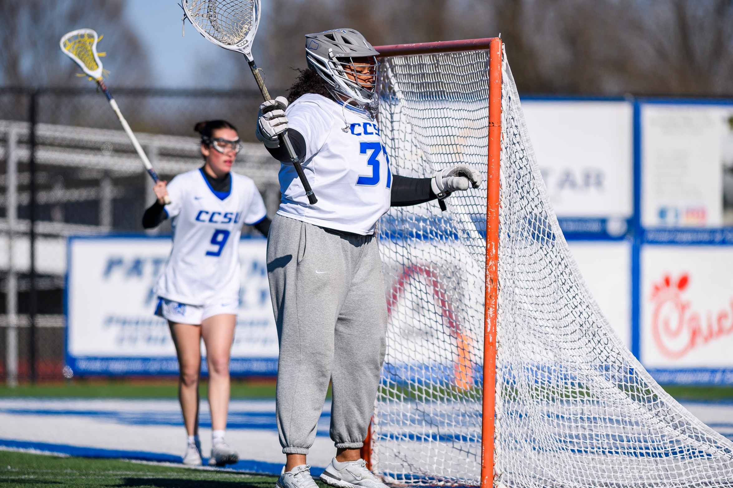 Hutchinson Makes Career-High 10 Saves In Saturday Game At Lacrosse