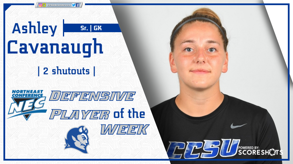 Cavanaugh Named NEC Women's Soccer Defensive Player of the Week