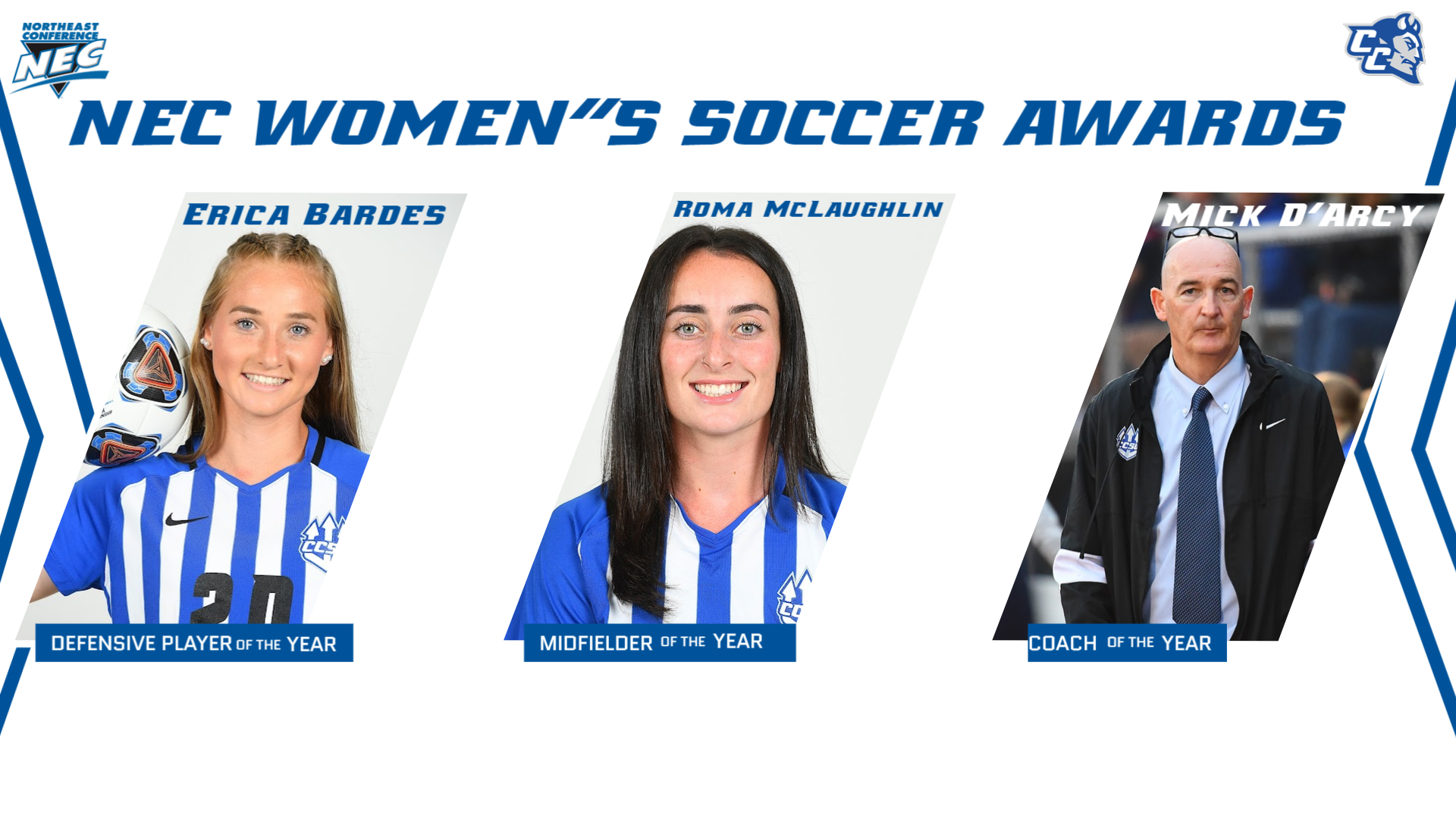 Women's Soccer Headlines All-NEC Awards
