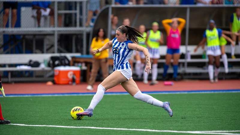 Burgess and Horgan Lead Blue Devils To 2-1 Win Over St. Francis