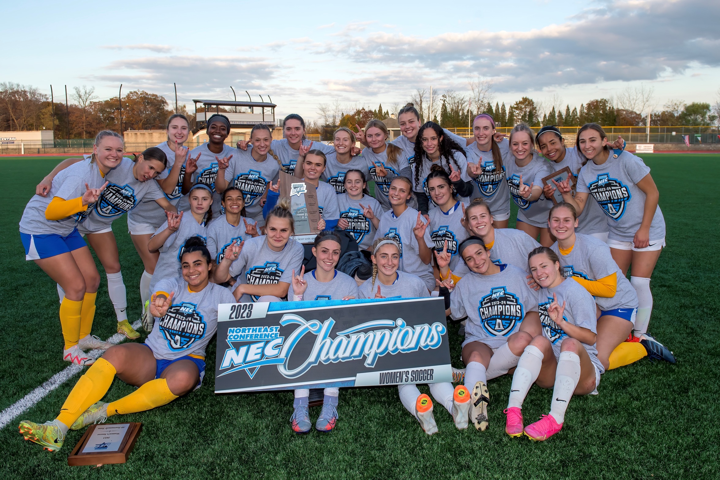 Women's Soccer Wins NEC Championship in Shootouts (4-3)