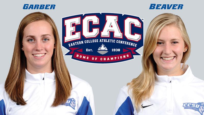 Garber, Beaver Named ECAC Rookie & Diver of the Week
