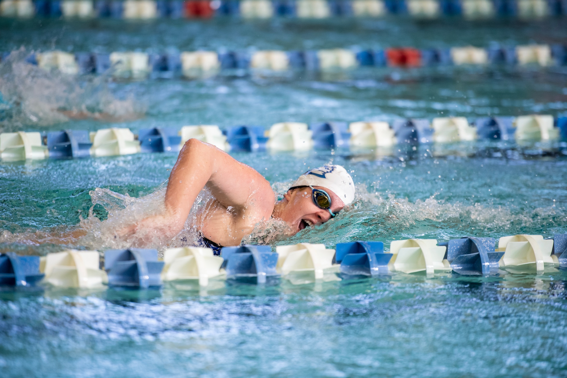 Abbey Keane was named NEC Swimmer of the Week on Wednesday. (Photo: Steve McLaughlin)