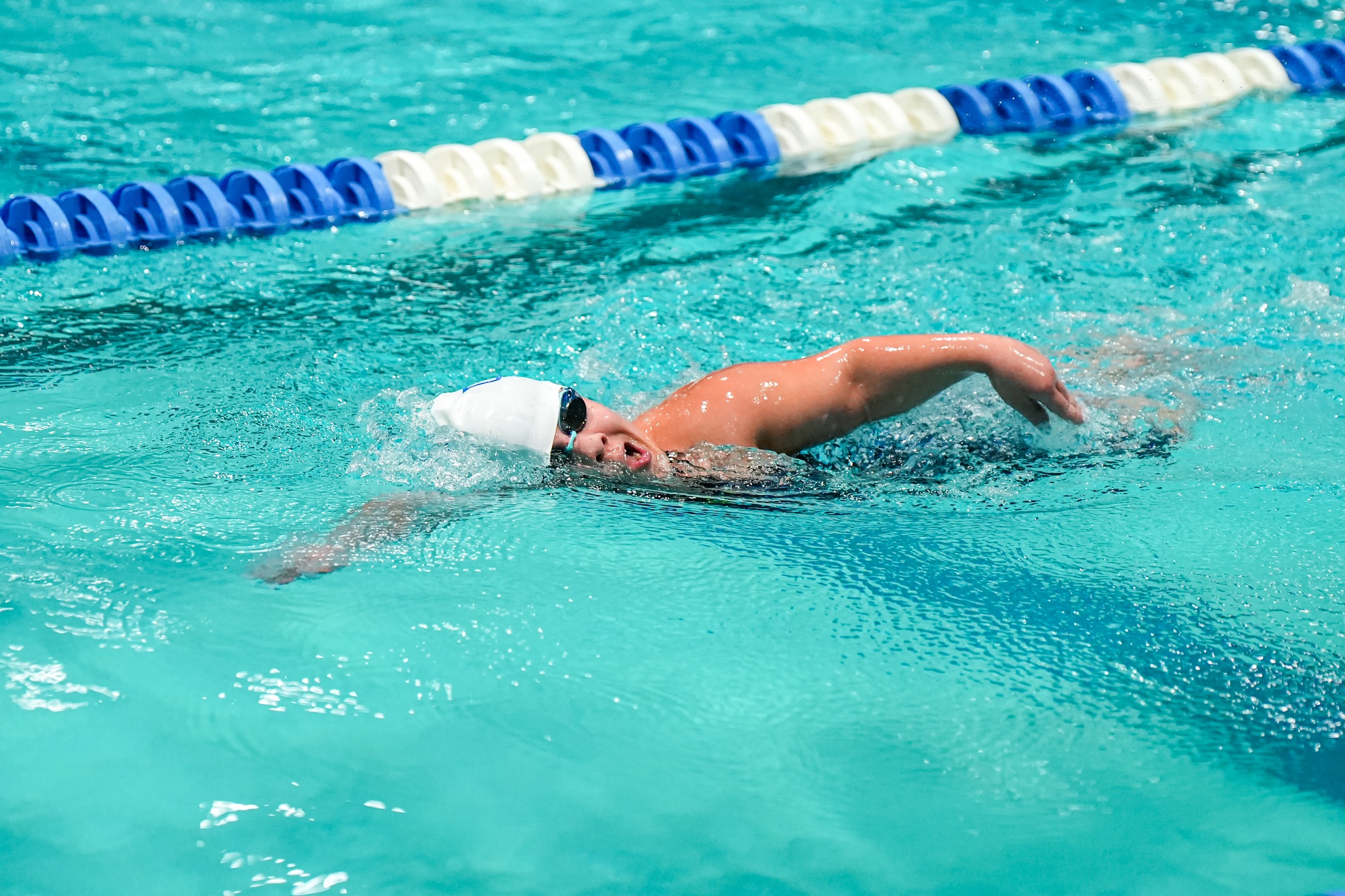 Amelia Cieslik was named the NEC Rookie of the Week after posting five personal-best times in seven swims at the 2024 US Paralympic Swimming Nationals. (Photo: Kevin Lubin USOPC)
